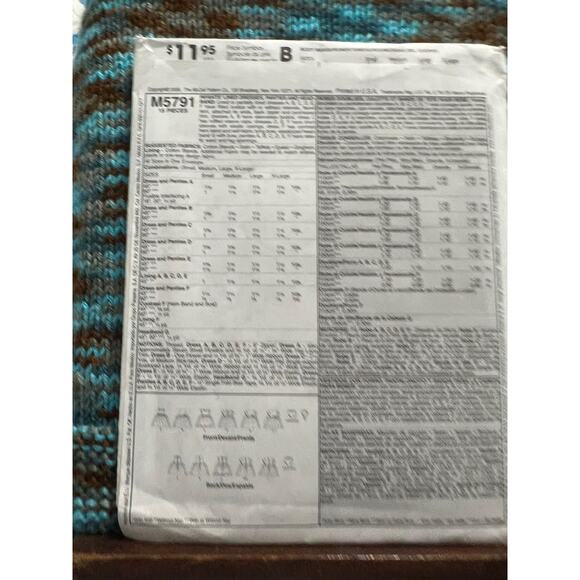 McCalls pattern 5791 toddler dress - Picture 3 of 7